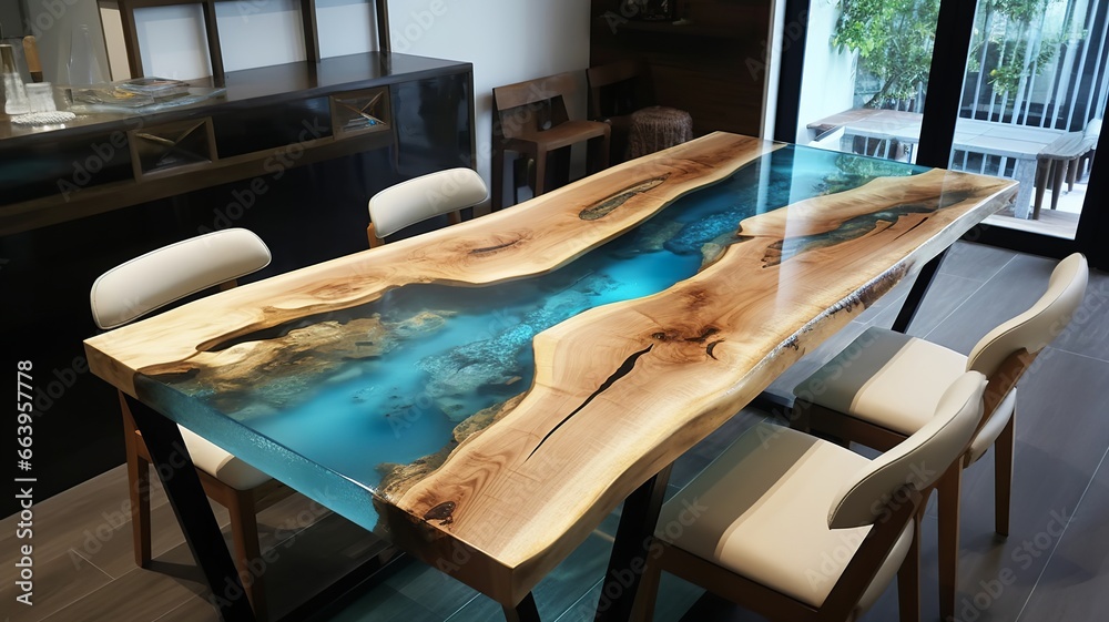 The World S Coolest Dining Table Beautiful Modern Epoxy Resin Table