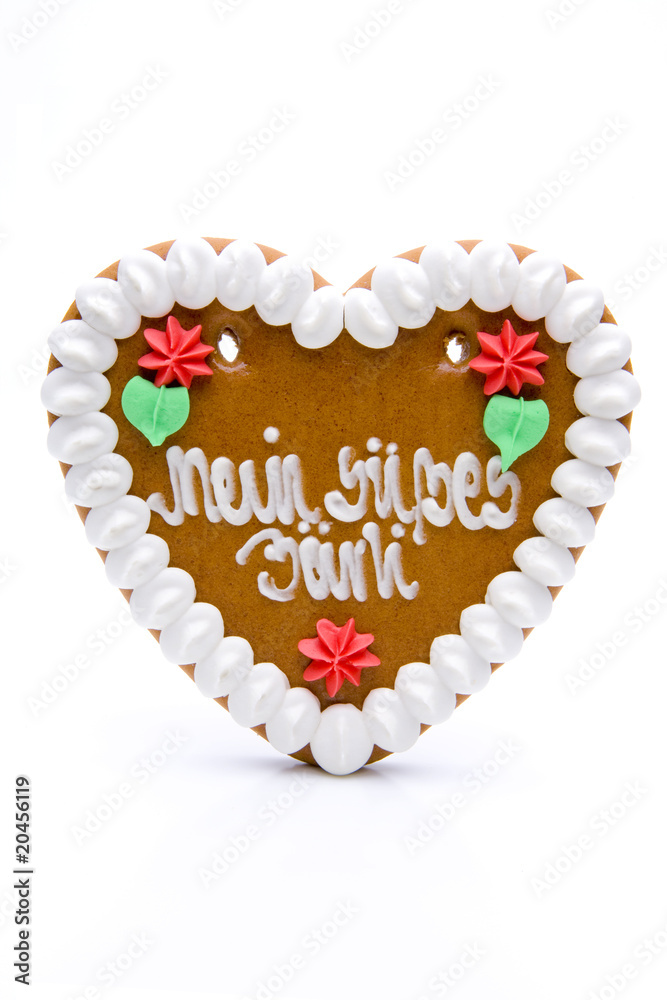 Lebkuchenherz Stock Foto Adobe Stock