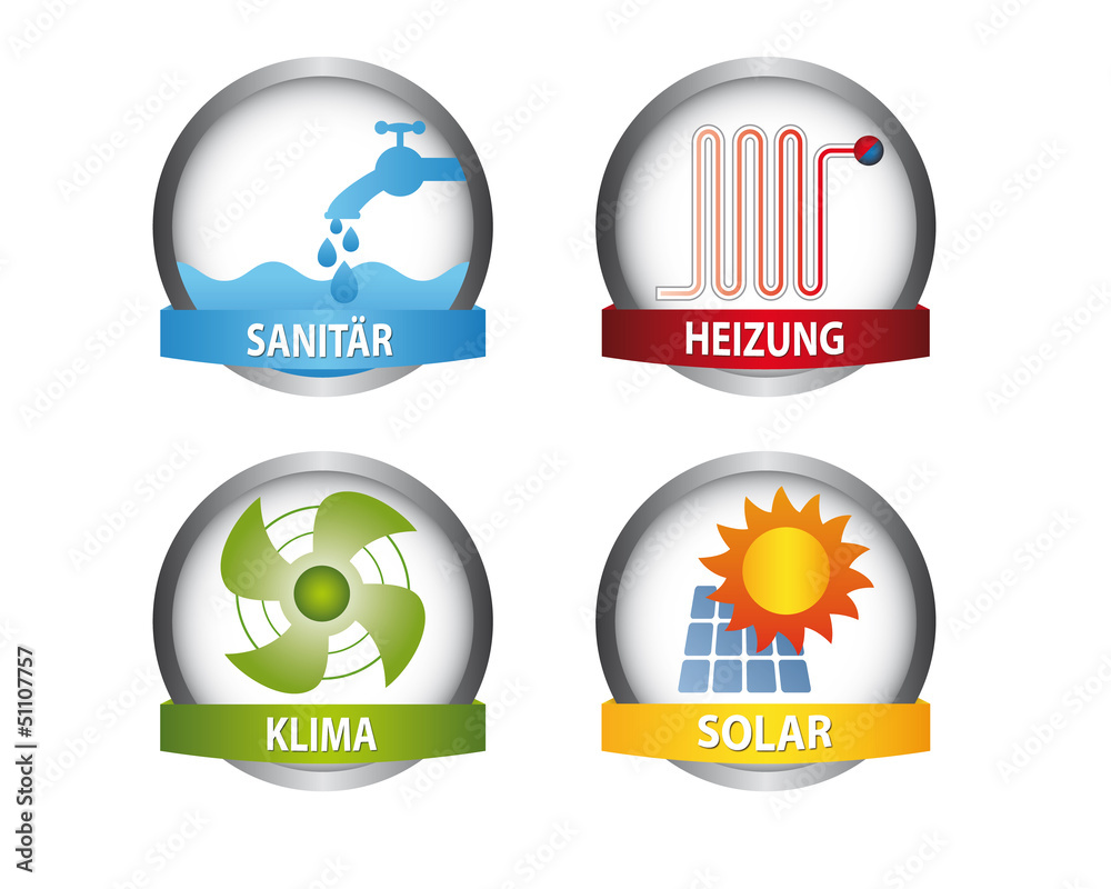 Sanitär Vektor Icons Stock Vector Adobe Stock