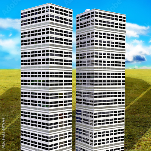 Skyscrapers - 3D Render