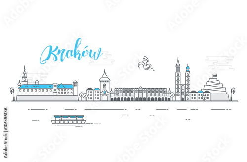Panorama miasta Kraków