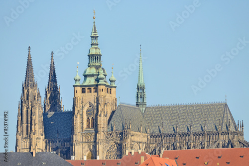 St. Vitus Cathedral in Prague Castle, Czech Republic
