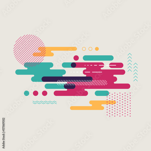 Abstract geometric modern background vector illustration