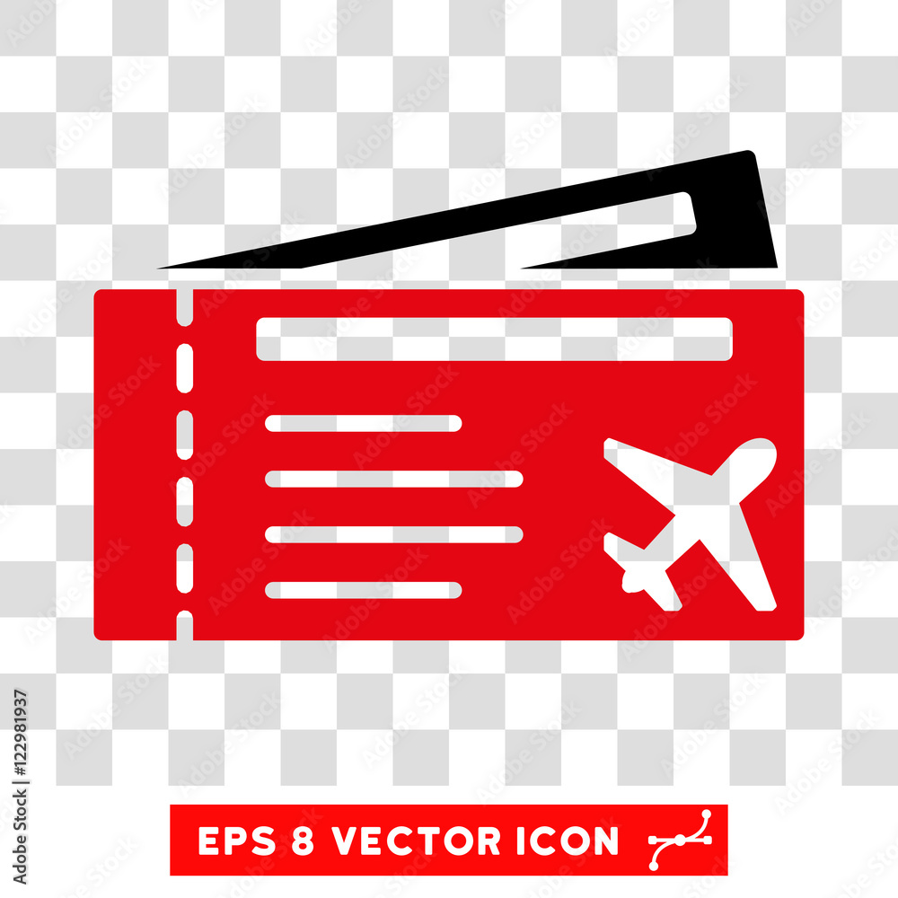 Vector Airtickets Eps Vector Pictogram Illustration Style Is Flat