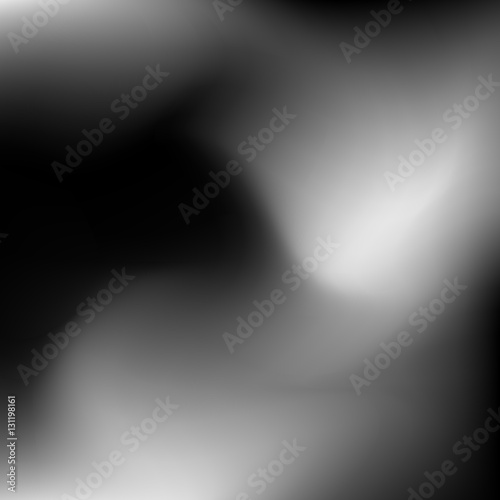 Abstract grey, black and white, monochrome blur gradient background for design concepts, wallpapers, web, presentations and prints. Vector illustration.