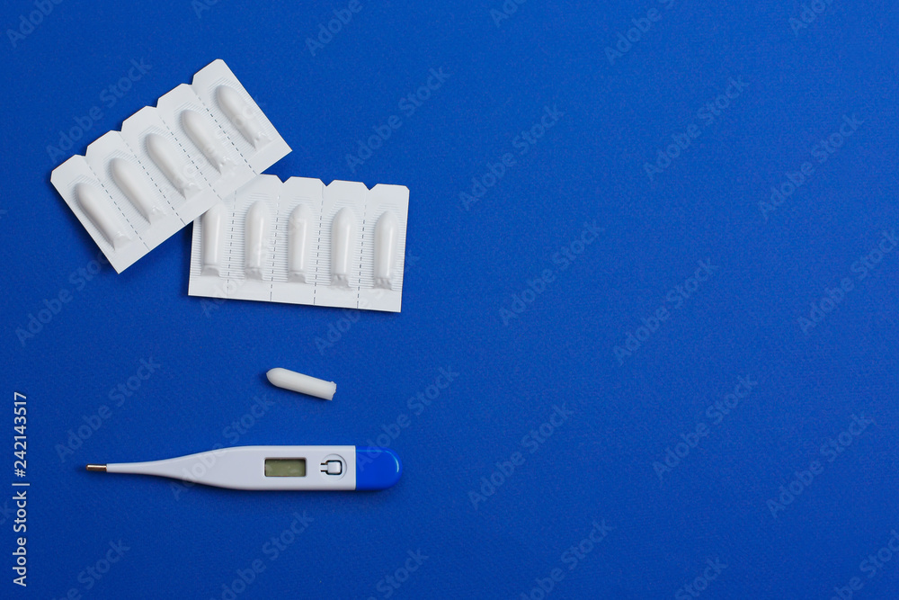 Medical Suppository For Anal Or Vaginal Use And Thermometer Candles