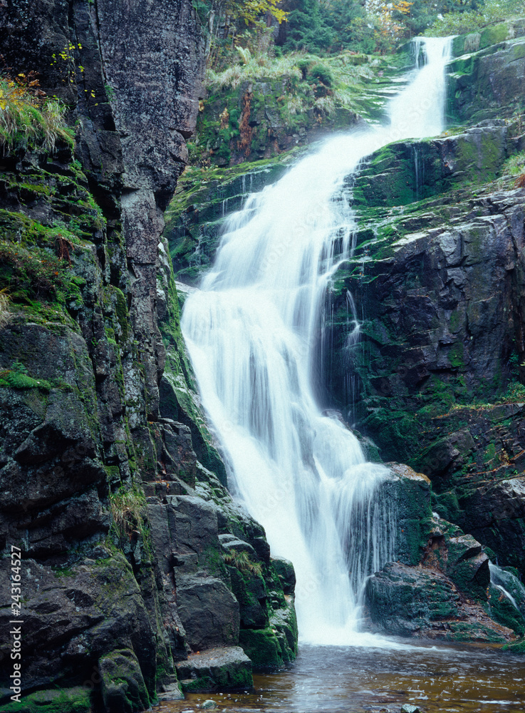 Kamienczyk Waterfall Wodospad Kamienczyka Near Szklarska Poreba