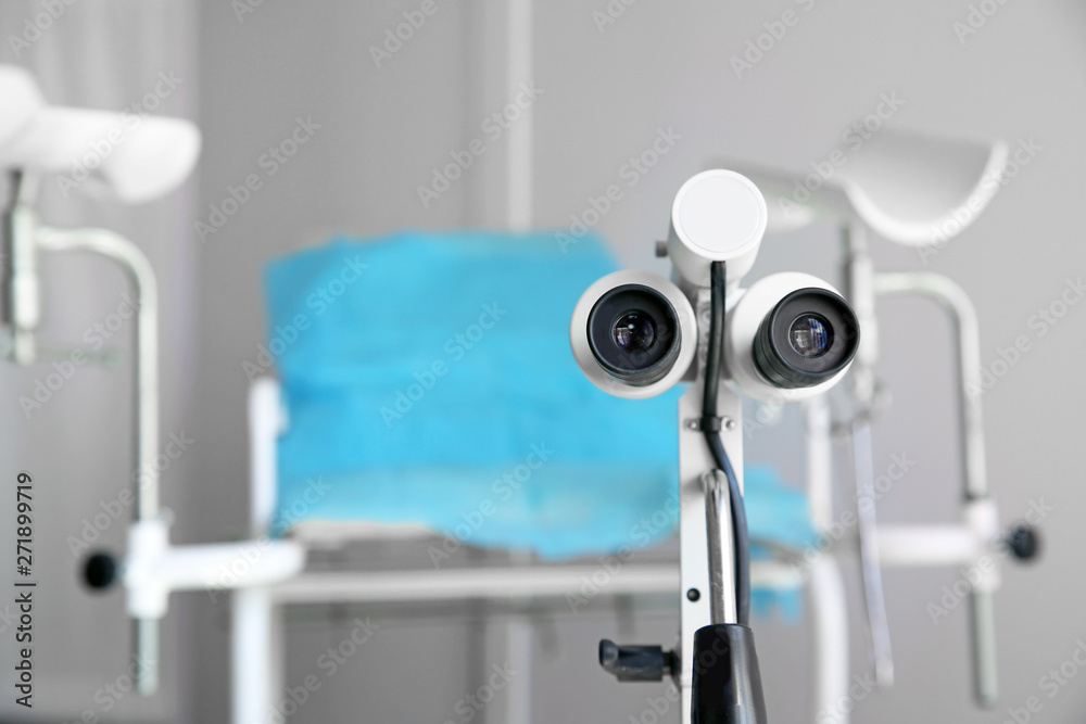 Modern Colposcope In Gynecologist S Office Stock Photo Adobe Stock