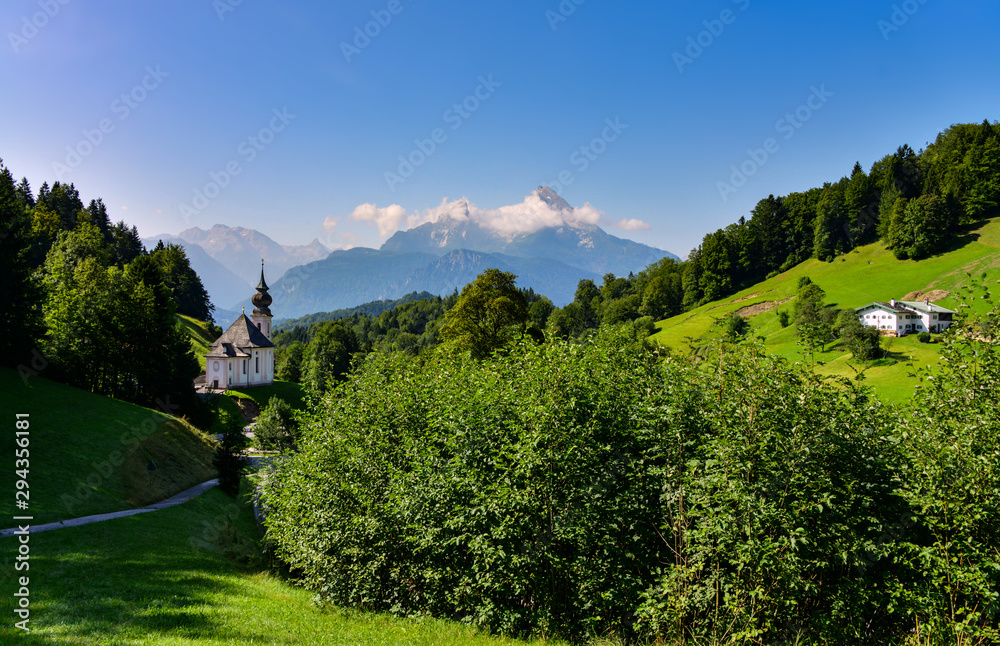 Maria Gern Wallfahrtskirche Kapelle Berchtesgaden Bayern Deutschland