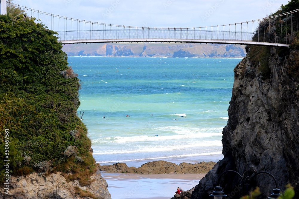 Bridge Joining Two Cliffs Stock Photo Adobe Stock