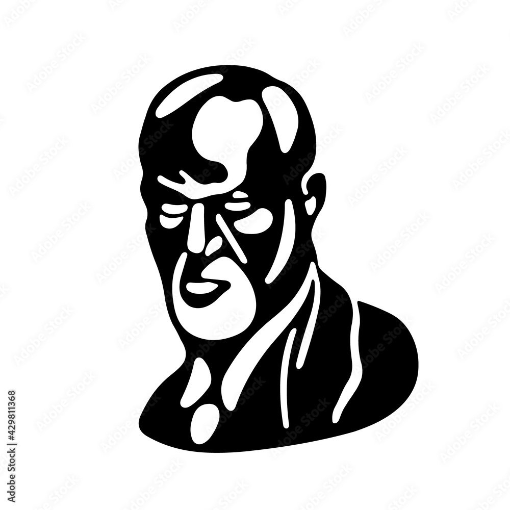 Vetor De Sigmund Freud The Father Of Psychoanalysis Portrait