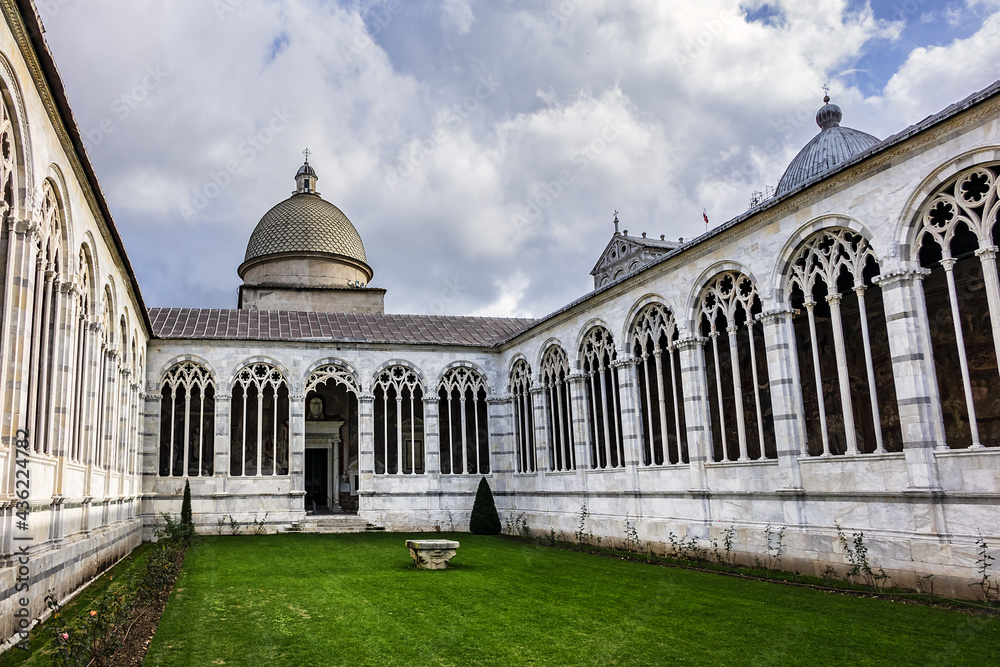 Campo Santo Or Camposanto Monumentale Monumental Cemetery Or