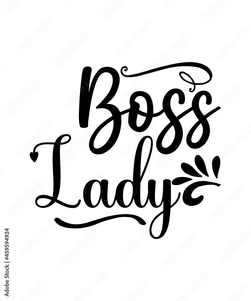 Boss Babe Svg Bundle Boss Lady Queen Svg Business Woman Svg Women Empowerment Svg Girl