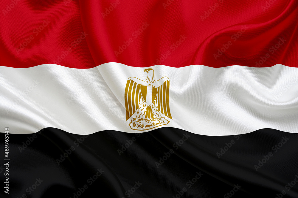 Egyptian National Flag Of Egypt Stock Illustration Adobe Stock