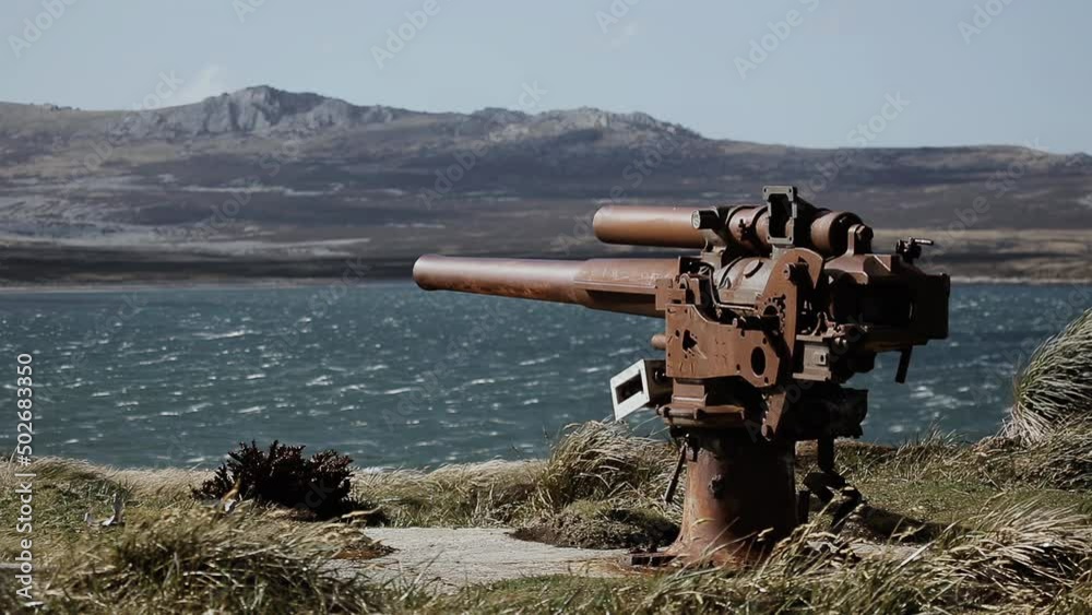 Video Remains Of Ww Ii British Qf Inch Mark Iv Naval Gun In Gypsy