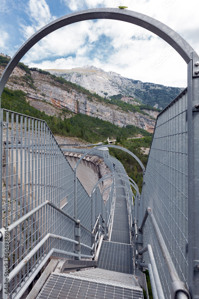 Dam Of Vajont In North East Italy Famous For The Disaster Occur Here On