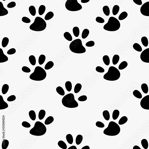 cat and dog seamless pattern or black white background or animal pattern