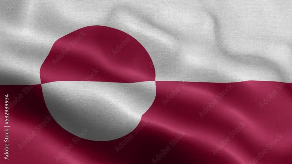 Flag Of Greenland Greenland Flag High Detail National Flag