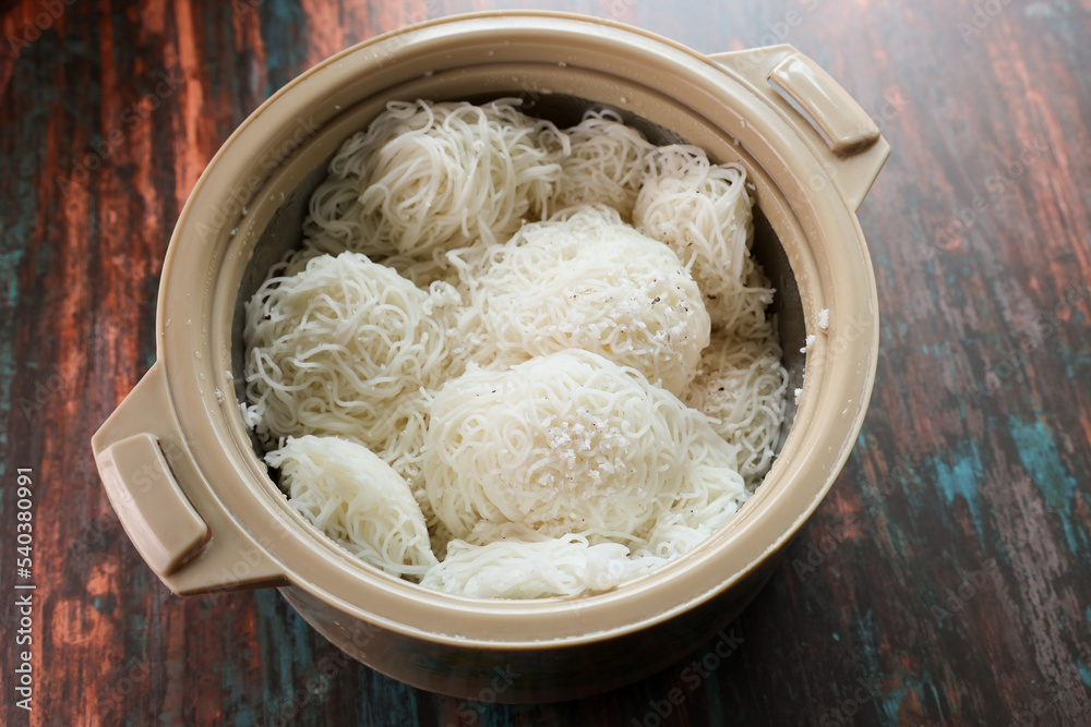 Noolappam Idiyappam Rice Noodles A Popular Traditional Steam Cooked