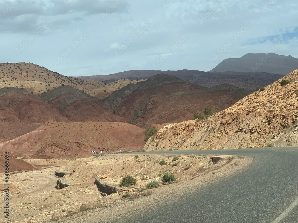 Route Du Haut Atlas Marocain Stock Photo Adobe Stock