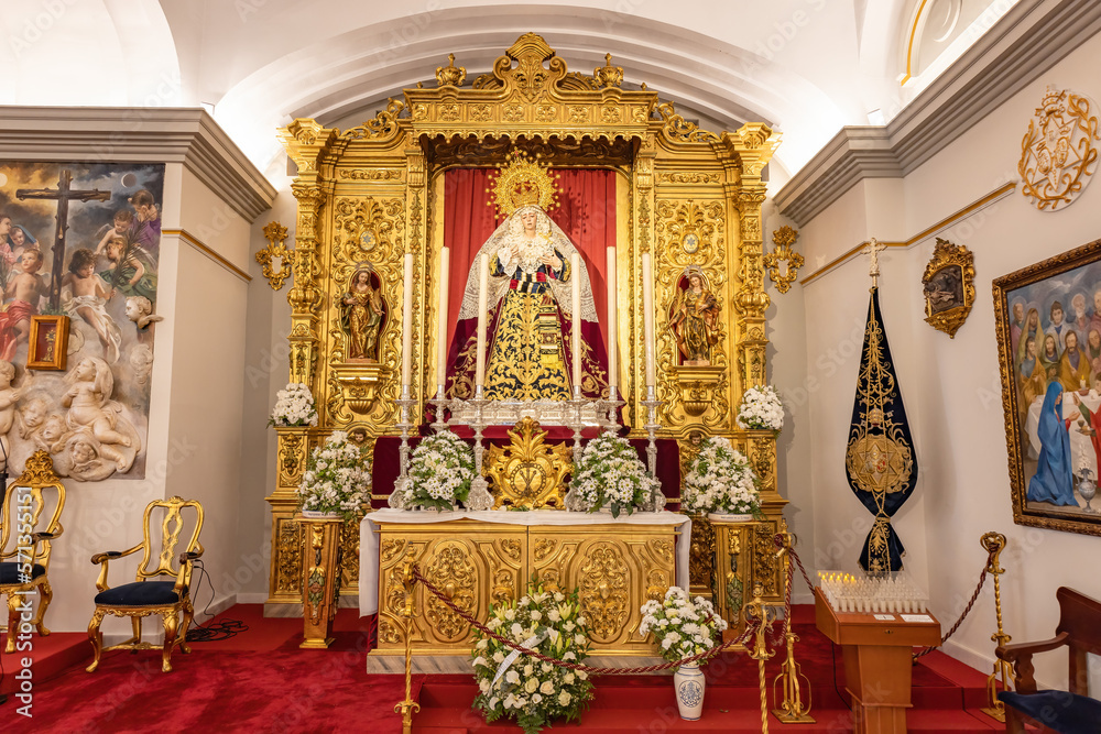 Fotka Seville Spain January Image Of Our Lady La Virgen De