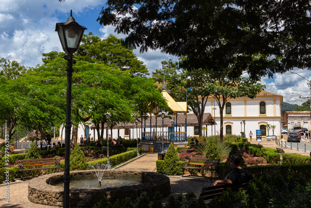 Praça Quatorze de Novembro e Coreto SANTANA DE PARNAIBA SP BRAZIL