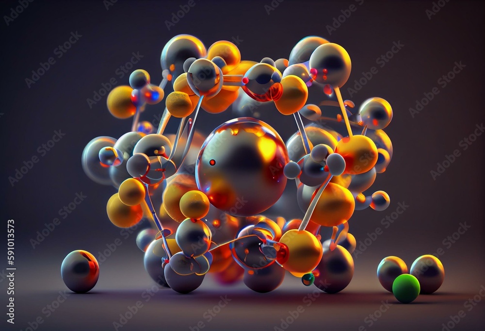 Atomic Structure Consisting Of Protons Neutrons And Electrons