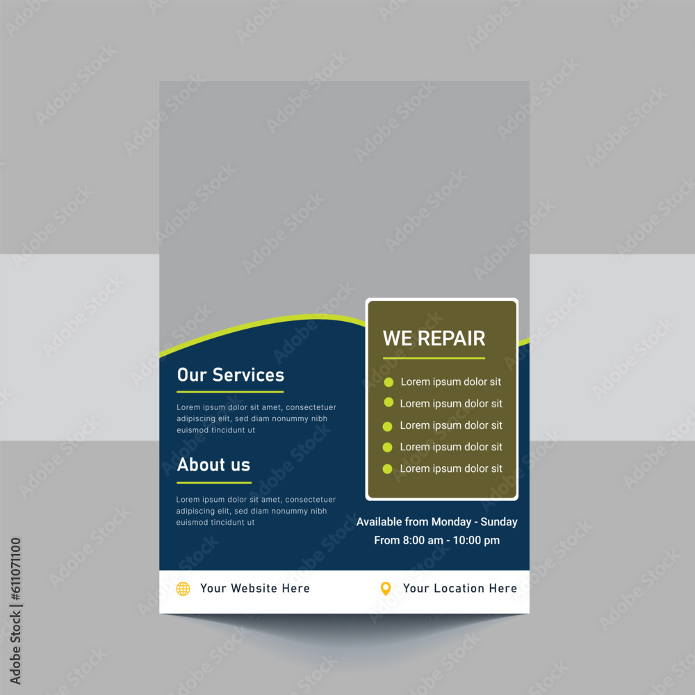 Professional Disinfecting Services Flyer Cleaning Service Flyer Poster