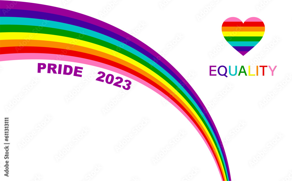 Gay Pride Wave Rainbow Flag Lgbtqia Template Equality Inclusivity Pride Banner With Lgbt