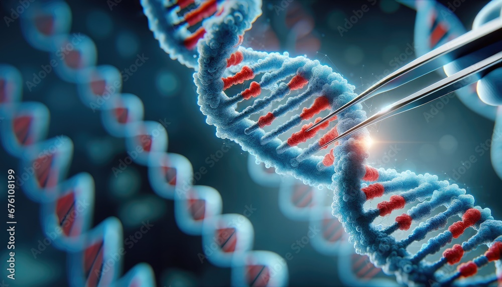 CRISPR Cas9 Gene Editing Technology In Action With Targeting Specific