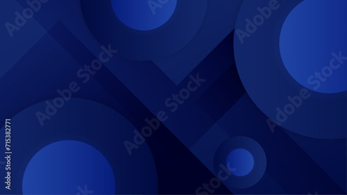 Blue abstract background with geometric shapes. Blue presentation background design for poster, flyer, banner, wallpaper, business card, report