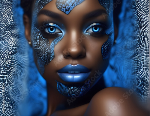 Indigo Essence: A Blue-Eyed African Woman Mystery