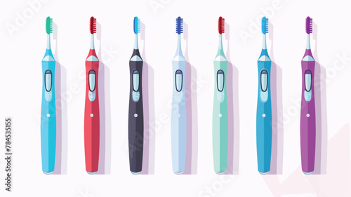 Toothbrush icon vector illustration symbol design 2