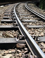 Mountain Railroad Tracks
