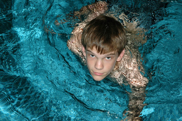 teen swimmer