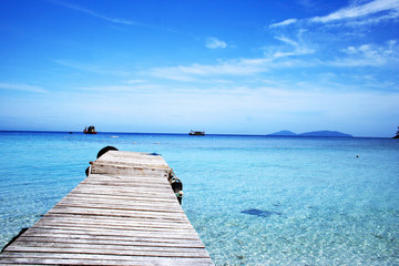 Wall Mural - pier at beach