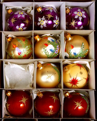 Wall Mural - christmas balls