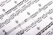 Leinwandbild Motiv music sheet
