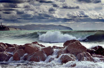 sea , waves, sky