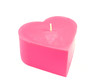 canvas print picture - small heart candle