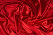red satin/silk fabric 3
