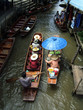 marché flottant en thailande