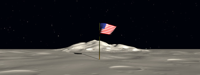 Wall Mural - space flag 2