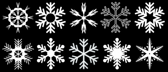 Wall Mural - snowflakes