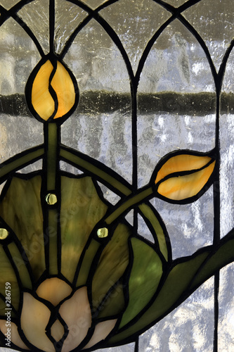 Nowoczesny obraz na płótnie tulip glass