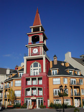 Colourful Building In Mont Tremblant, Quebec