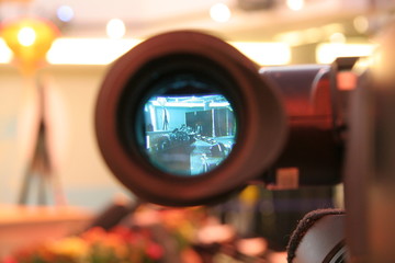 video camera viewfinder