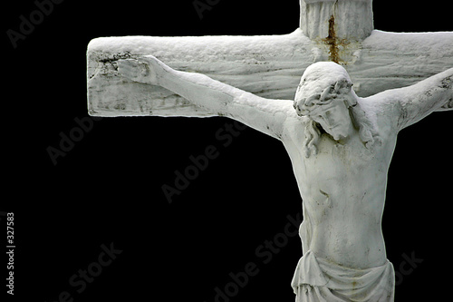 Naklejka - mata magnetyczna na lodówkę jesus on a cross