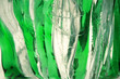 green and white abstract