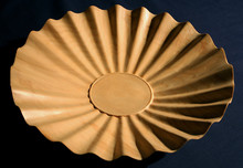 Hand Carved Fluted Bowl